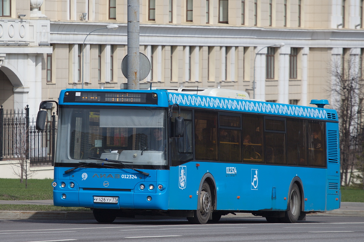 Moskau, LiAZ-5292.22 (2-2-2) Nr. 012324