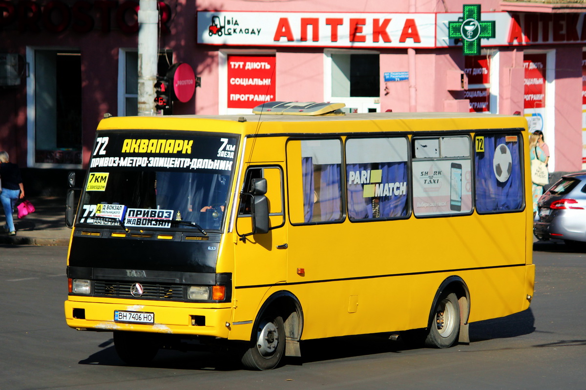 Одесская область, БАЗ-А079.04 "Эталон" № BH 7406 HO