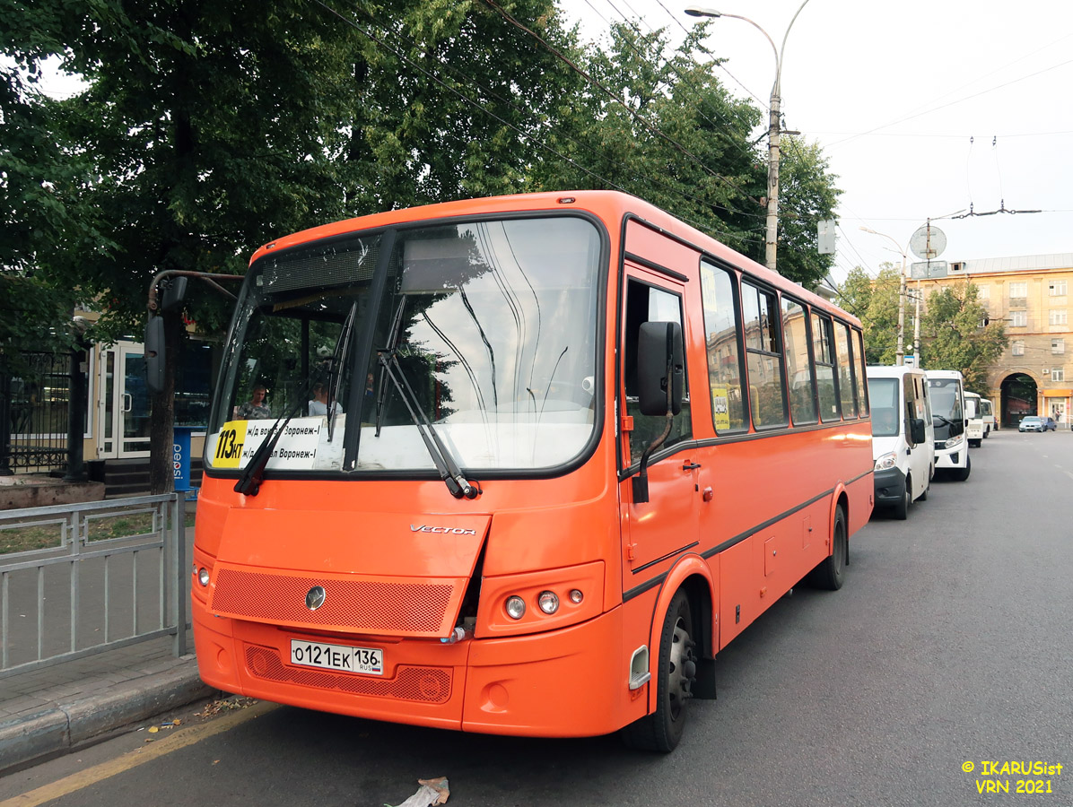 Воронежская область, ПАЗ-320414-05 "Вектор" № О 121 ЕК 136