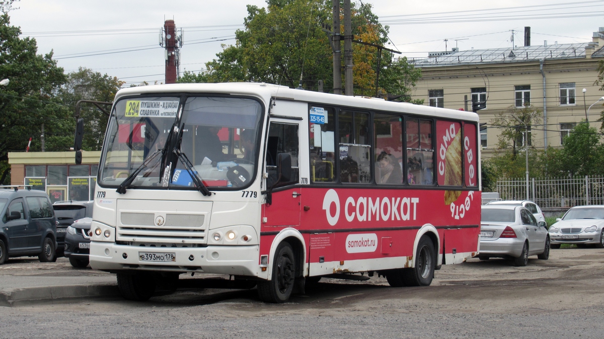 Санкт-Петербург, ПАЗ-320412-05 № 7779
