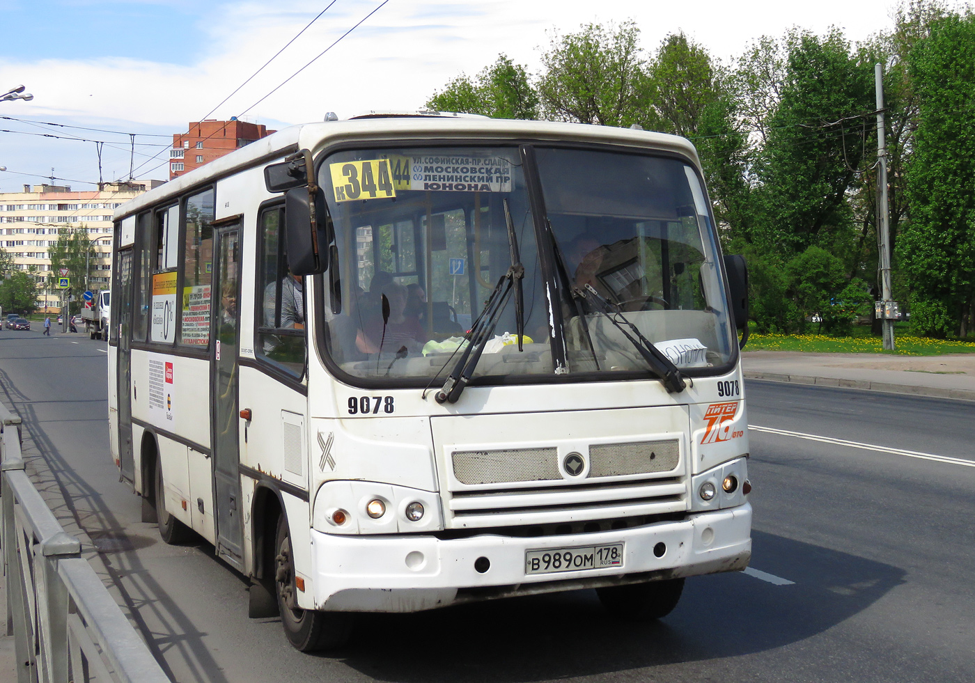 Санкт-Петербург, ПАЗ-320402-05 № 9078