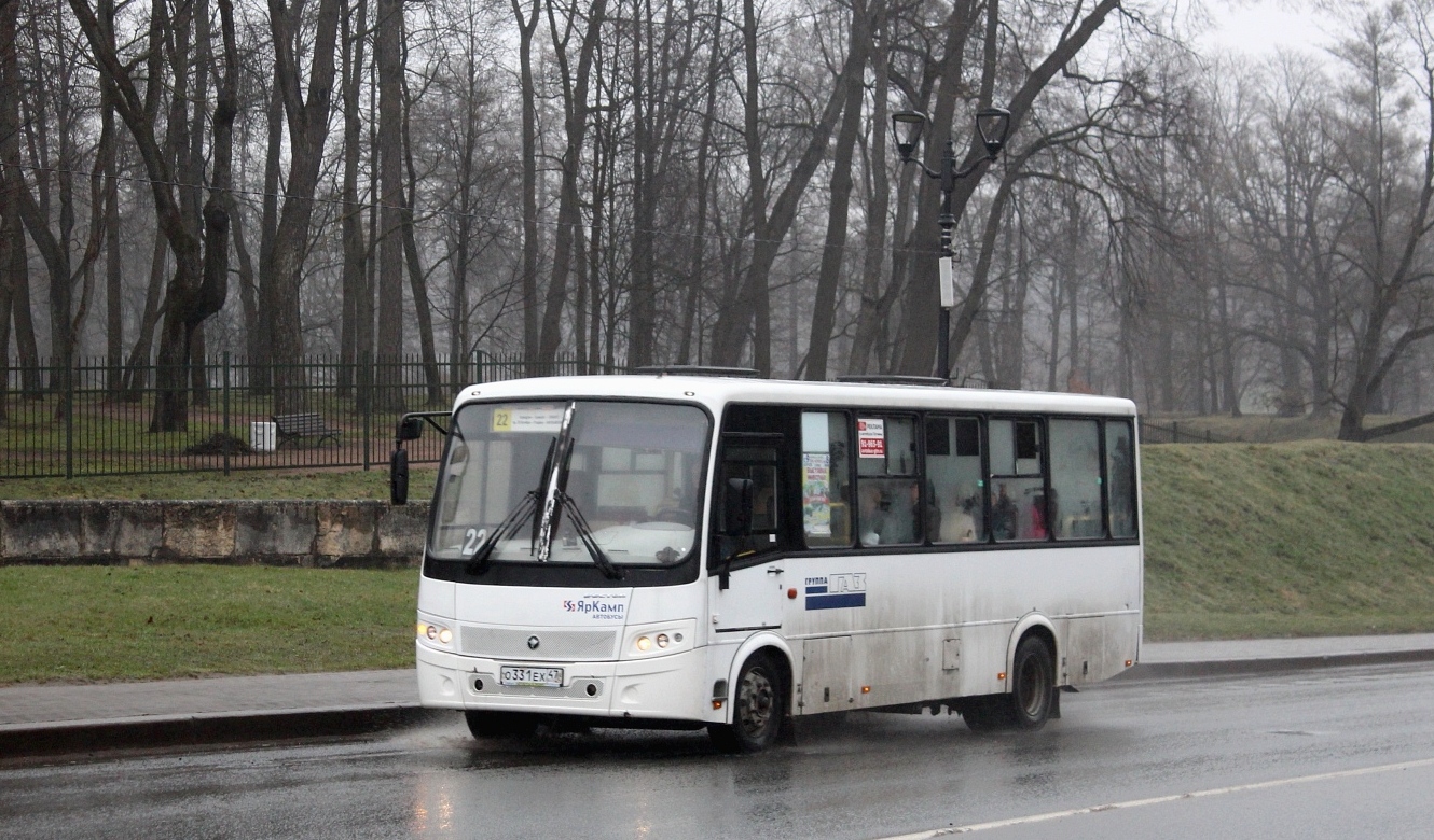 Ленинградская область, ПАЗ-320412-05 "Вектор" № О 331 ЕХ 47