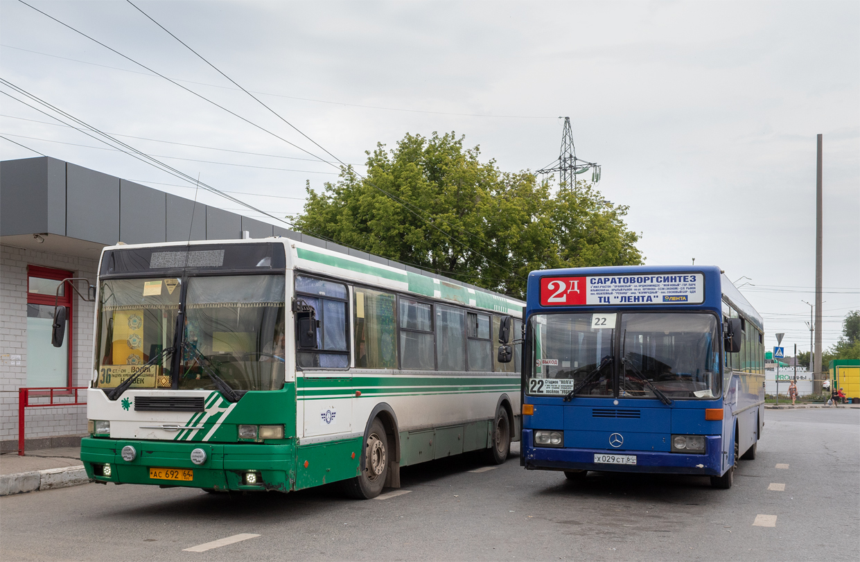 Саратовская область, Ikarus 415.33 № АС 692 64; Саратовская область, Mercedes-Benz O405 № Х 029 СТ 64