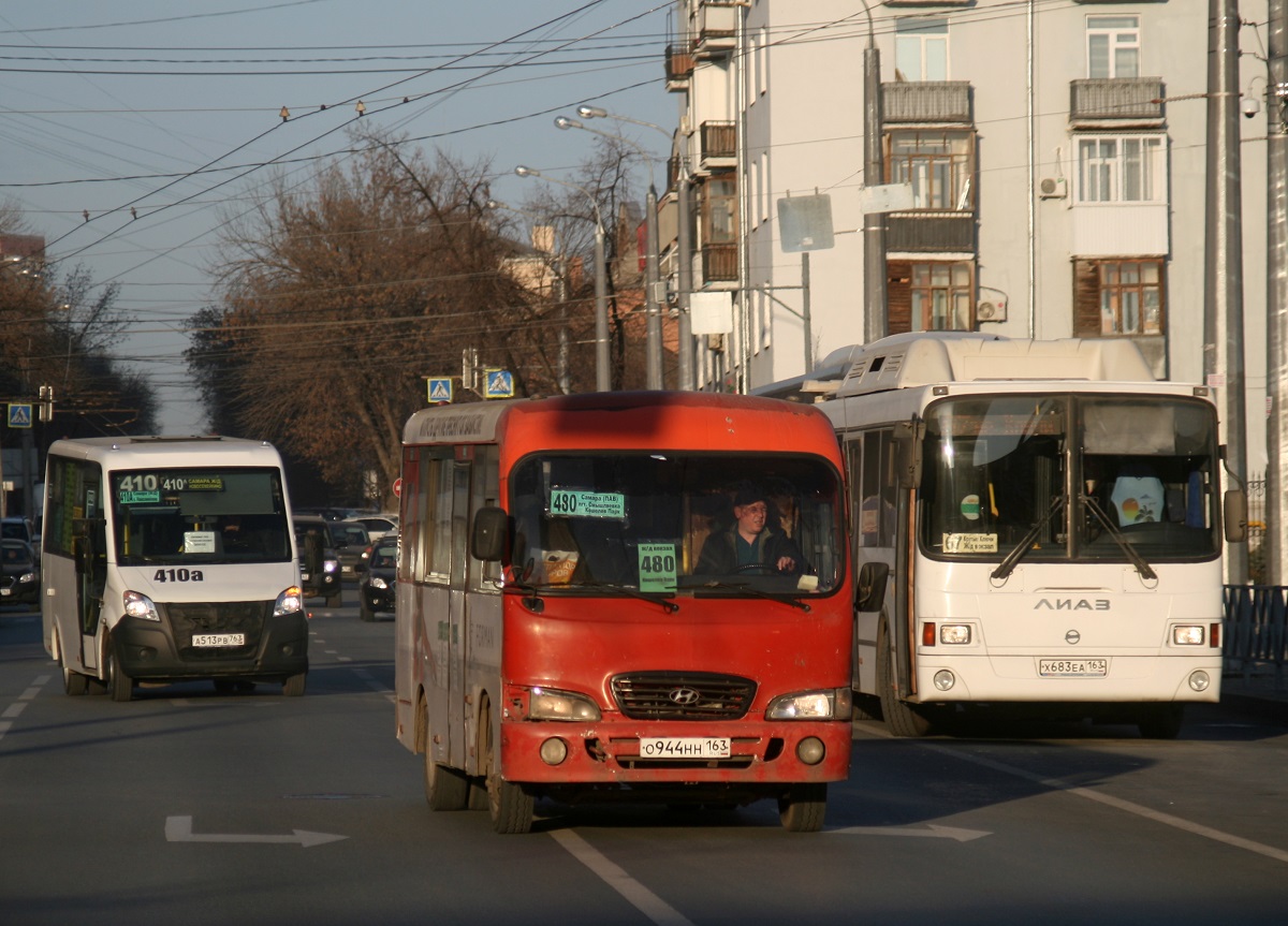 Samara region, Hyundai County SWB (RZGA) # О 944 НН 163