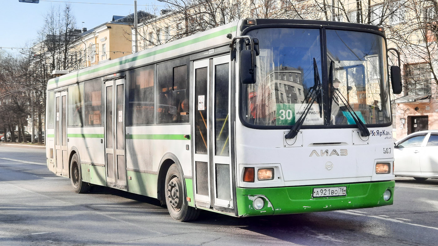Yaroslavl region, LiAZ-5256.60 Nr. 587