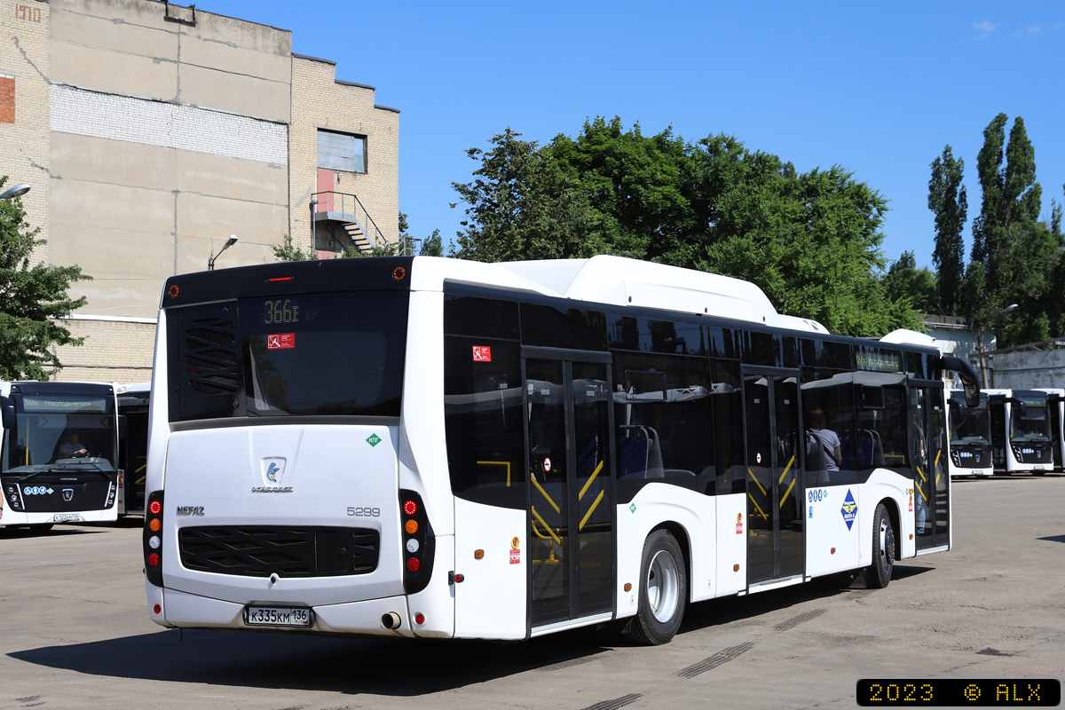 Воронежская область, НефАЗ-5299-40-57 (CNG) № К 335 КМ 136