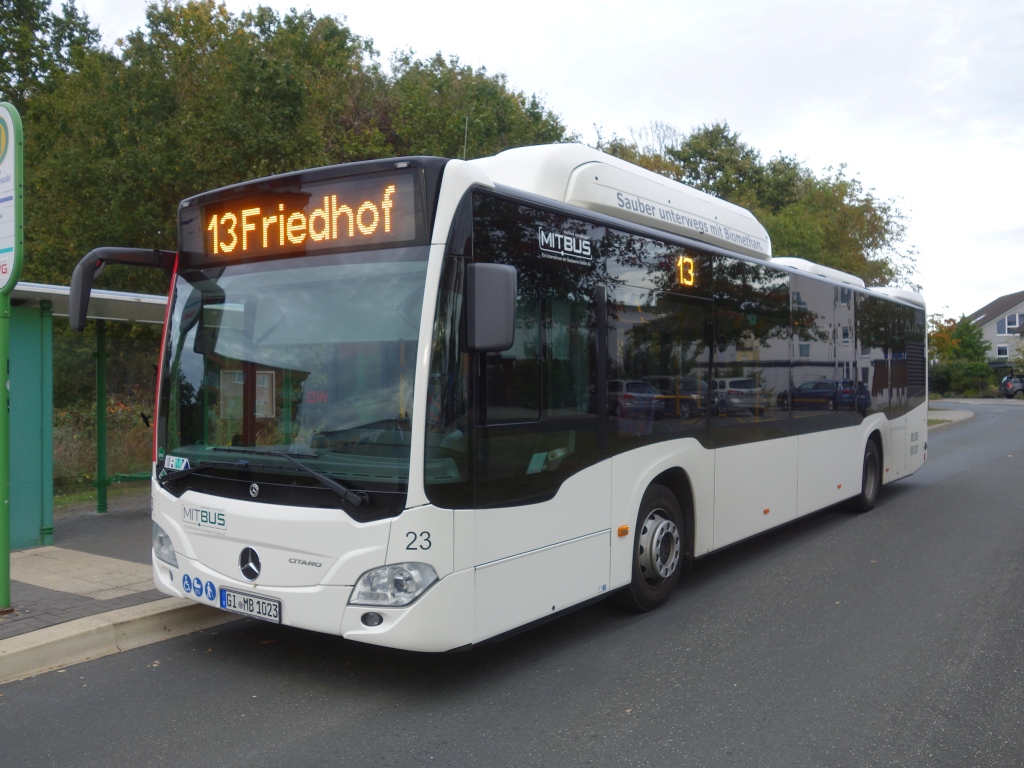 Гессен, Mercedes-Benz Citaro C2 NGT hybrid № 23