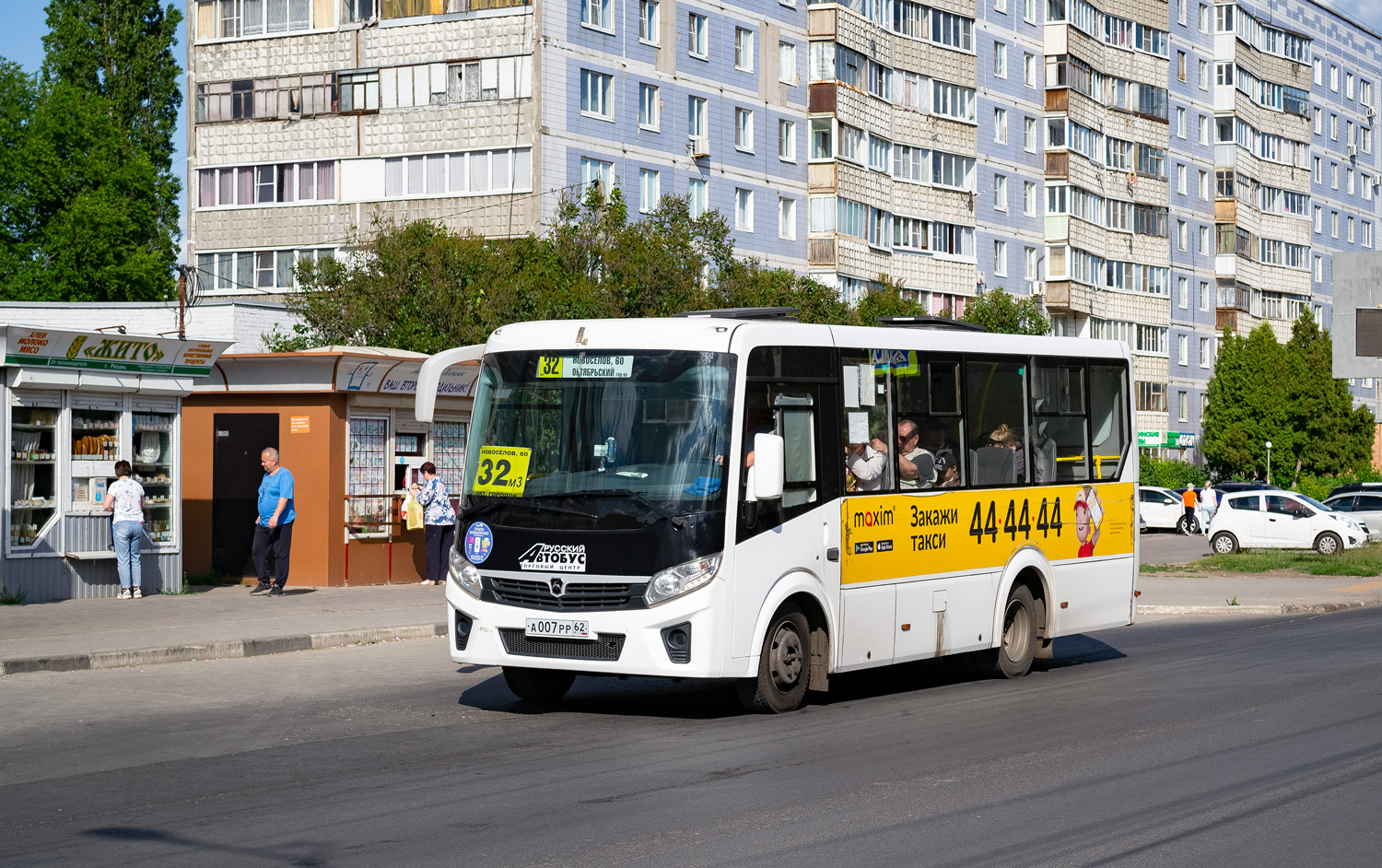 Ryazan region, PAZ-320435-04 "Vector Next" # А 007 РР 62