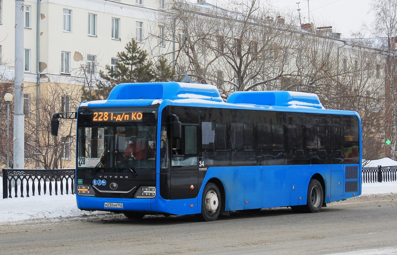 Kemerovo region - Kuzbass, Yutong ZK6116HG # 34