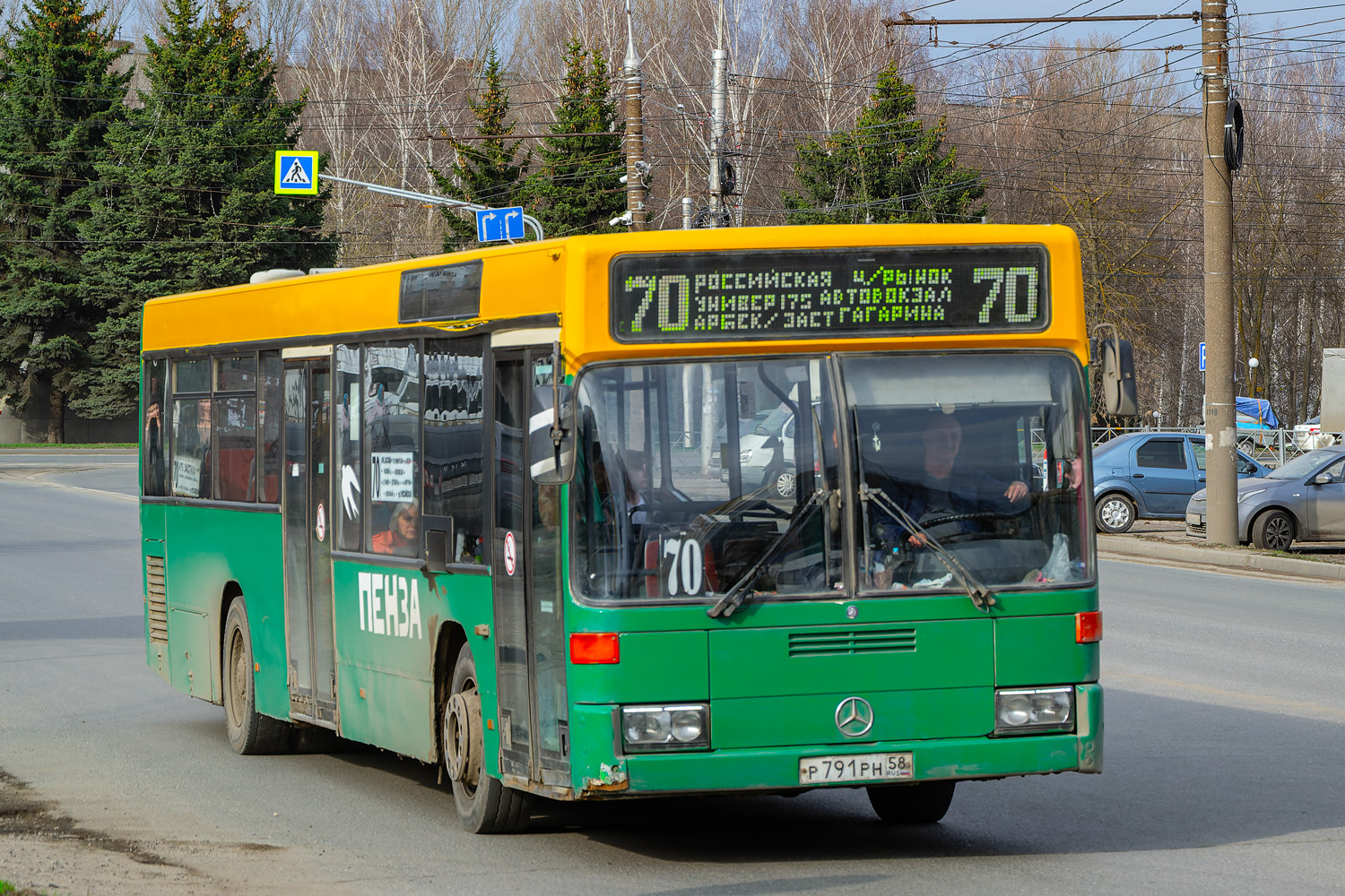 Penzai terület, Mercedes-Benz O405N2 sz.: Р 791 РН 58