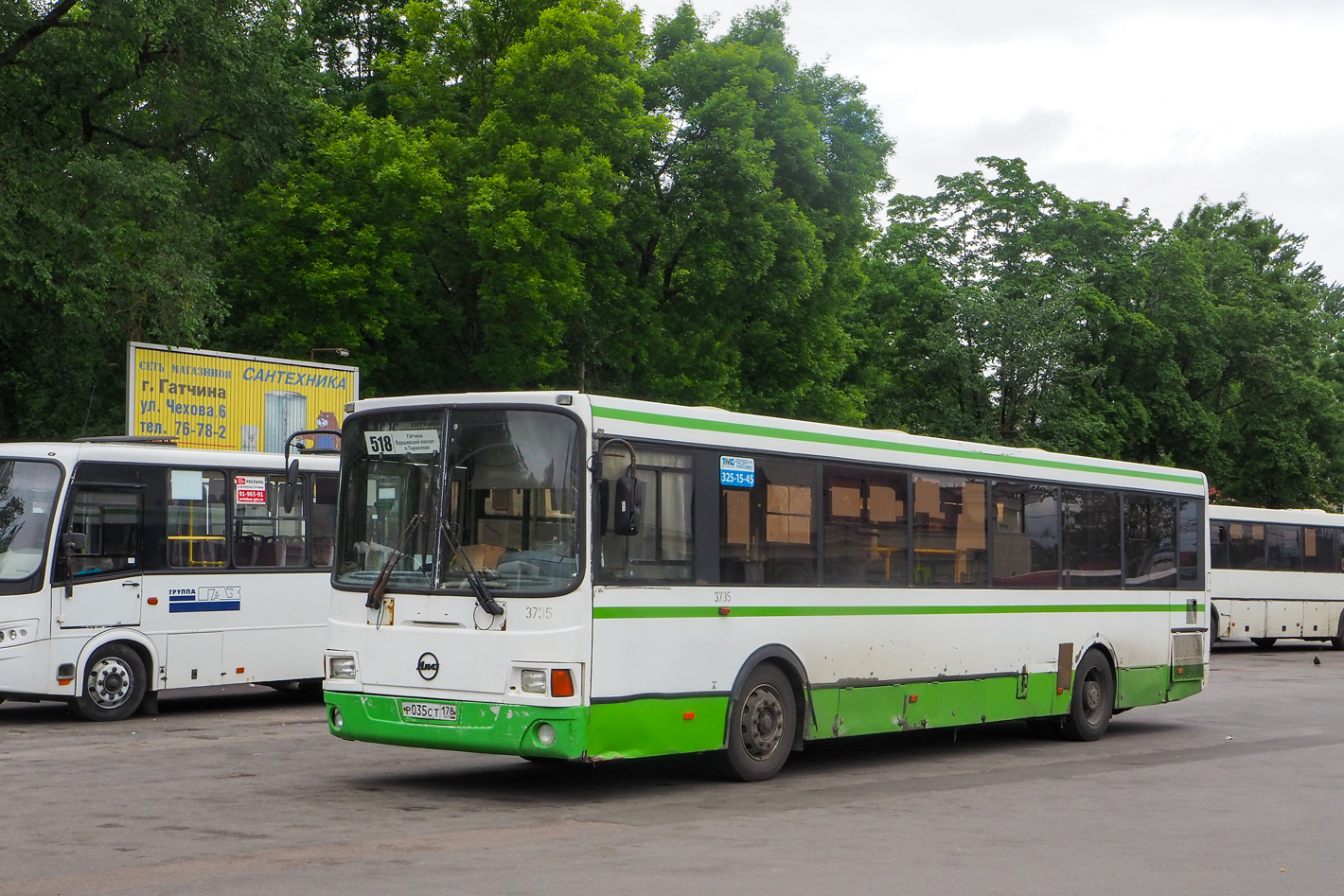 Ленинградская область, ЛиАЗ-5256.60 № 3735