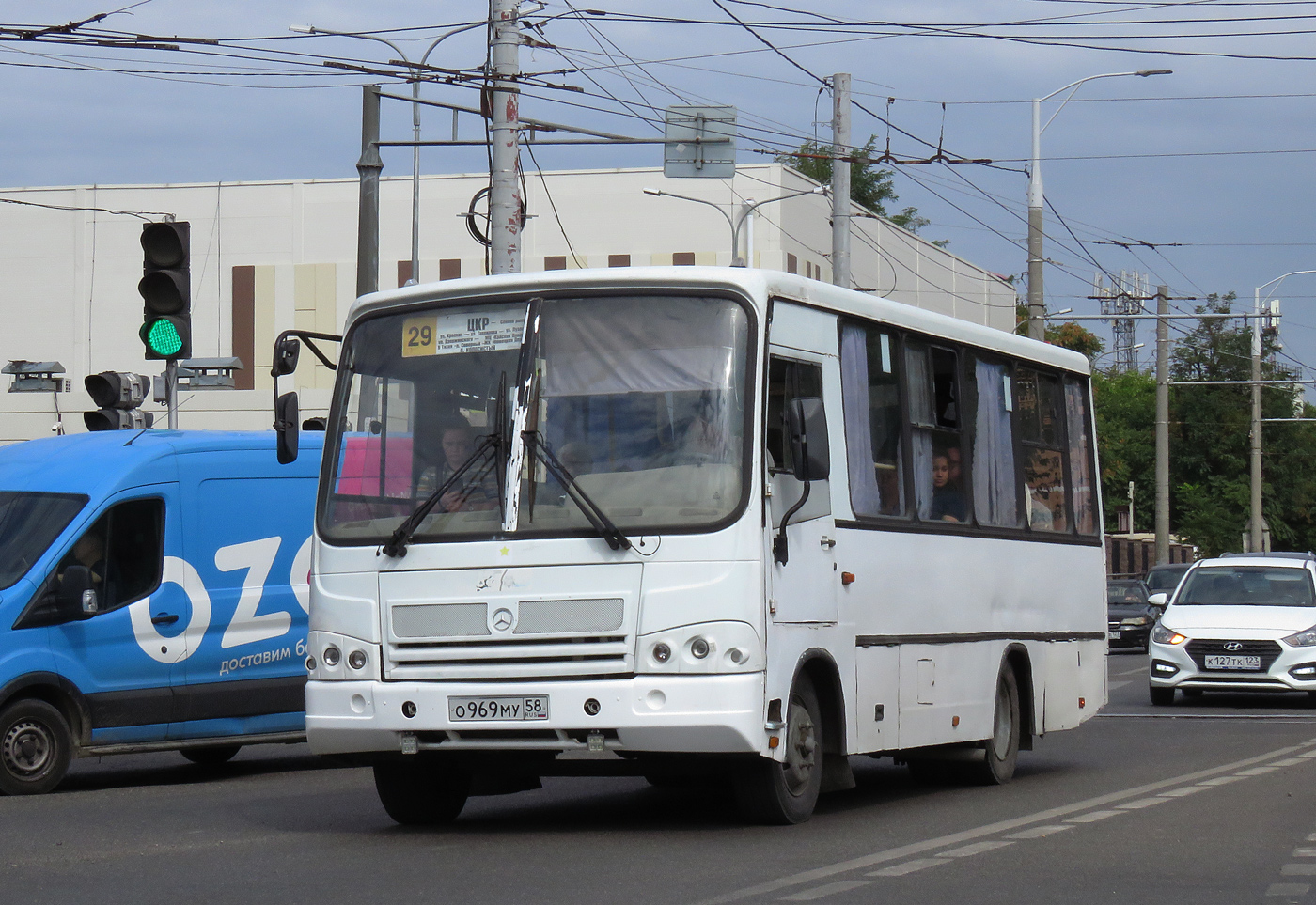 Краснодарский край, ПАЗ-320402-03 № О 969 МУ 58