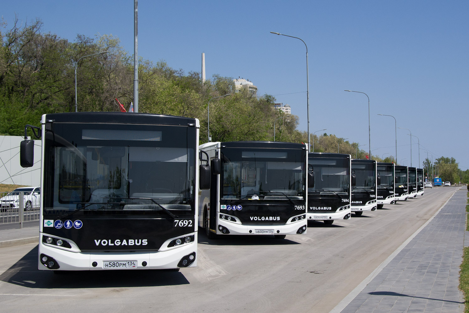 Волгоградская область, Volgabus-5270.G4 (LNG) № 7692; Волгоградская область, Volgabus-5270.G4 (LNG) № 7697; Волгоградская область, Volgabus-5270.G4 (LNG) № 7698; Волгоградская область, Volgabus-5270.G4 (LNG) № 7699; Волгоградская область — Новые автобусы "Volgabus"